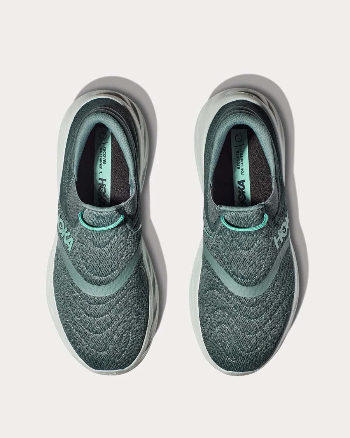 Ora Recovery Shoe 2 Balsam Green / Mercury Slip Ons