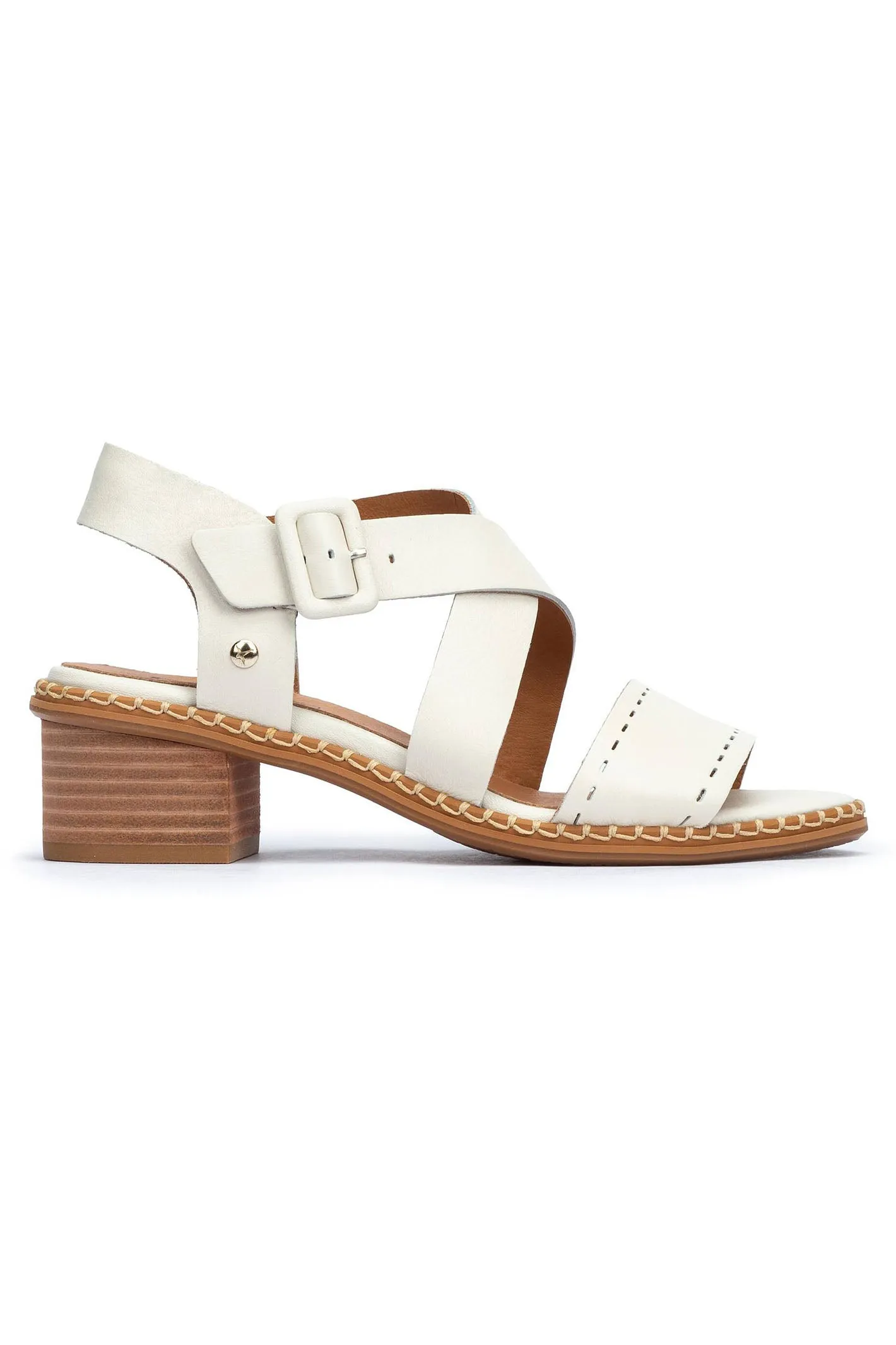 Pikolinos Blanes W3H-1892 Cream Leather Sandal