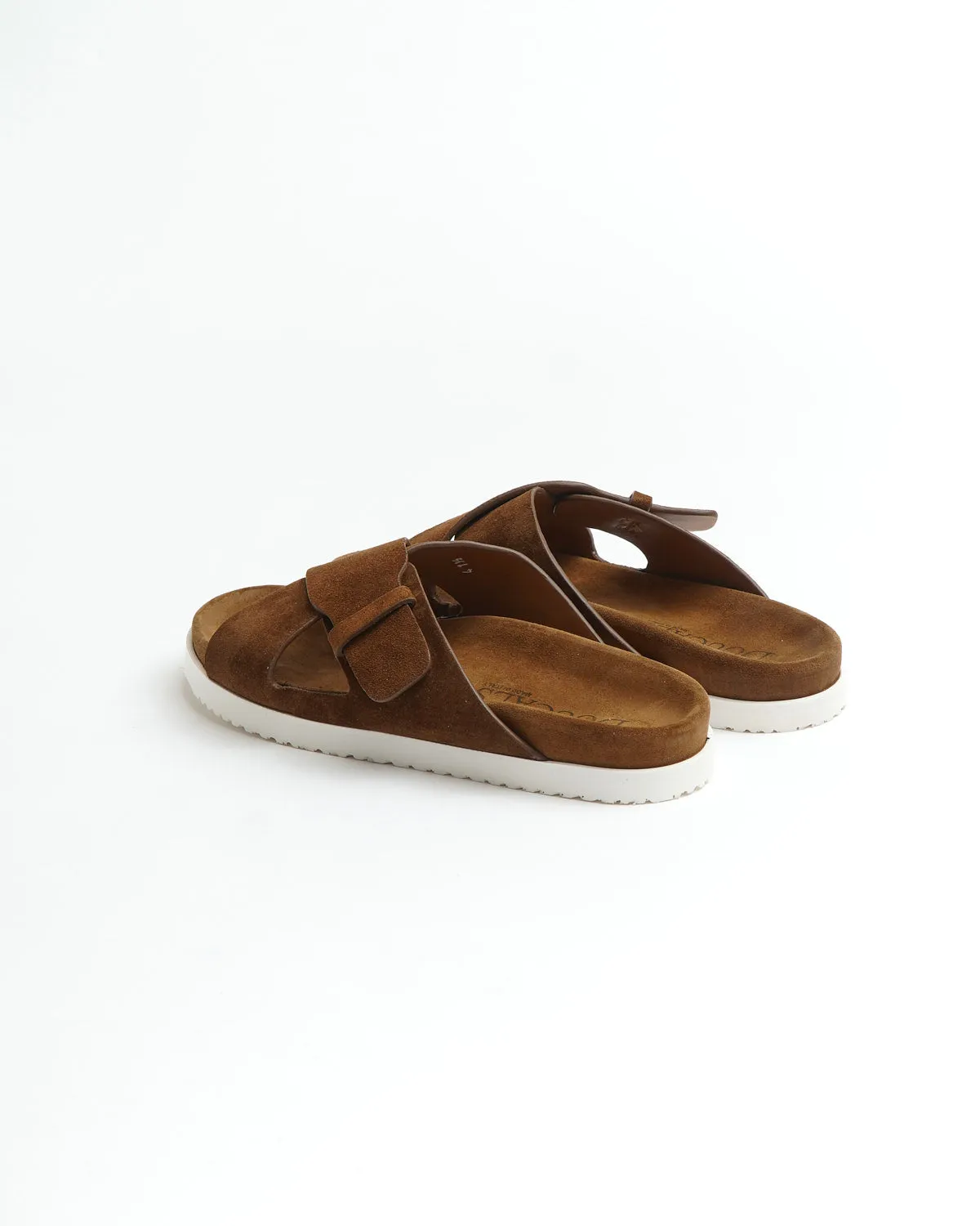 'Rafael' Crossed Suede Sandals