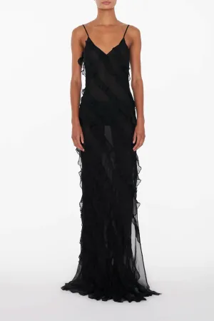 Rat & Boa Selena Ruffle Maxi Dress