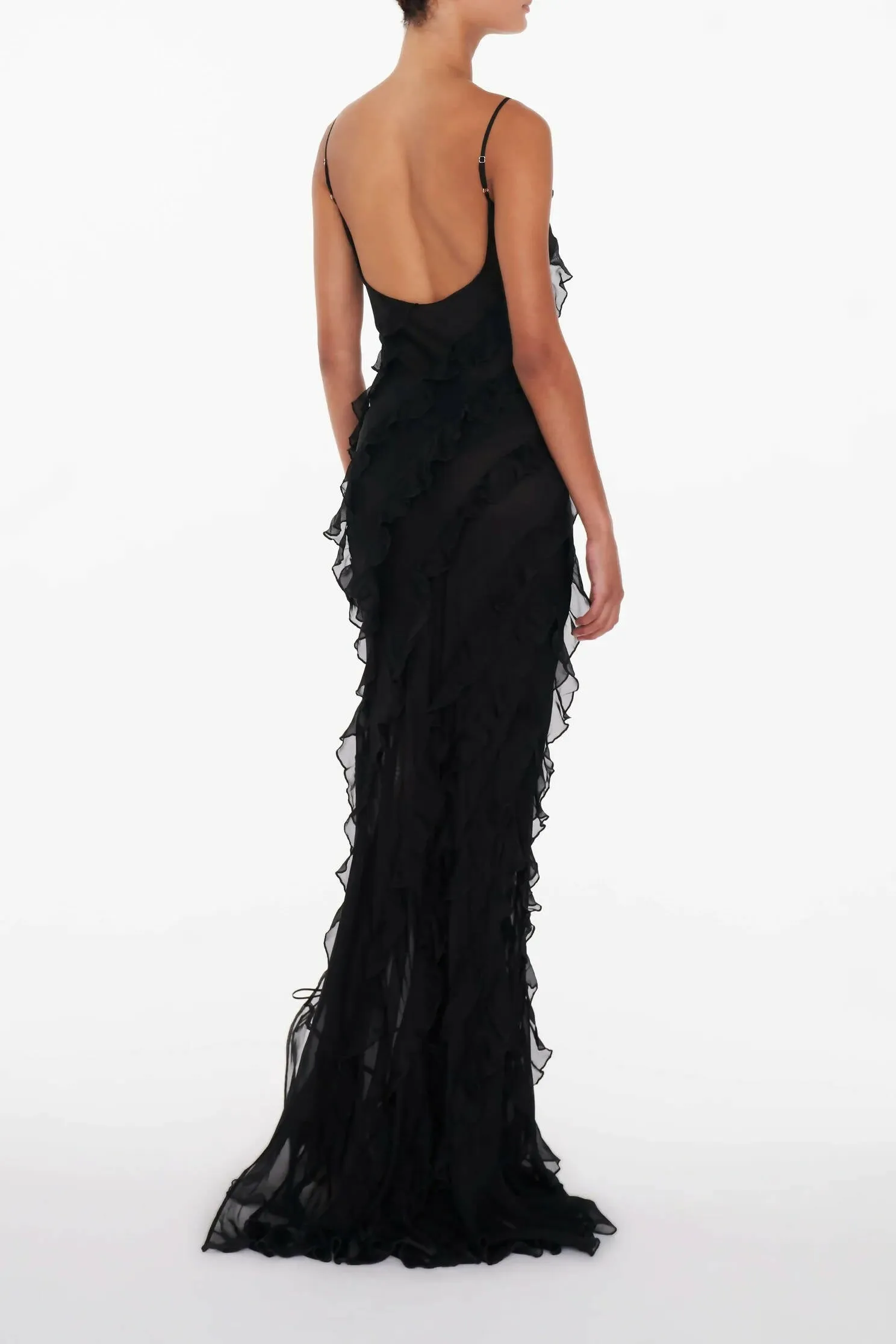 Rat & Boa Selena Ruffle Maxi Dress