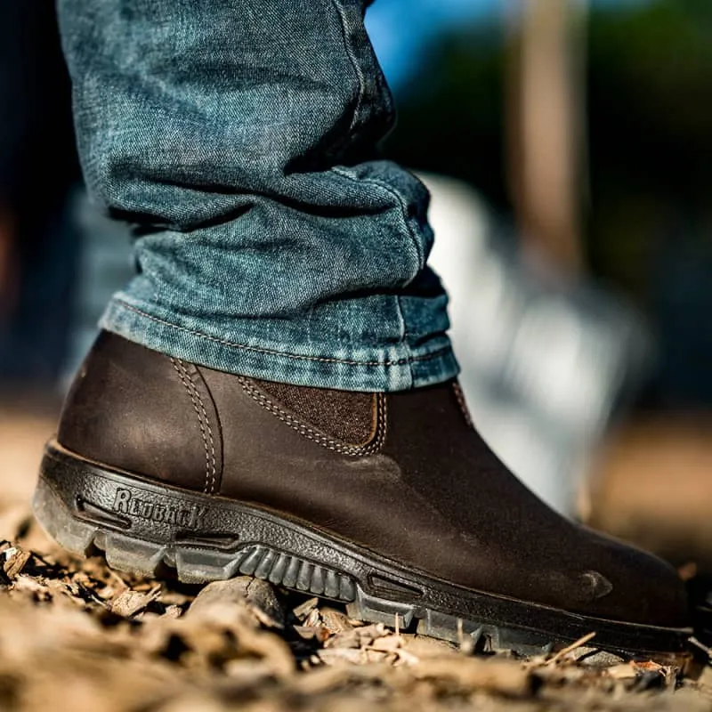 Redback UNPU Nevada Puma Weather Proof Slip on Boot - Puma(Dark Brown), Black