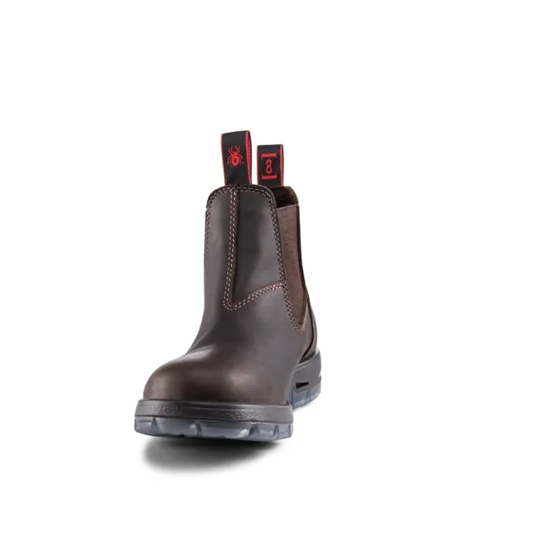 Redback UNPU Nevada Puma Weather Proof Slip on Boot - Puma(Dark Brown), Black