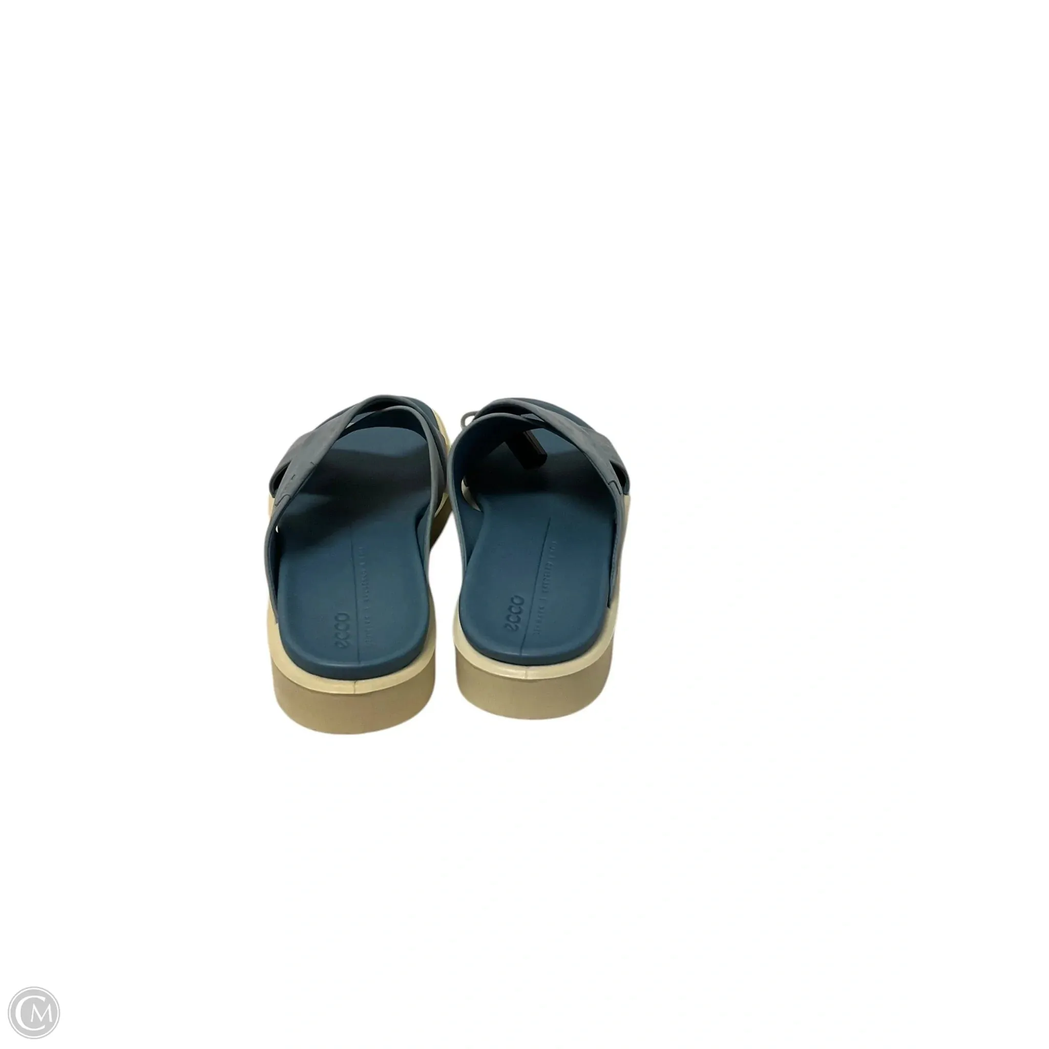 Sandals Flats By Ecco In Blue, Size: 7