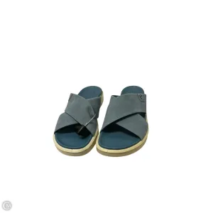 Sandals Flats By Ecco In Blue, Size: 7