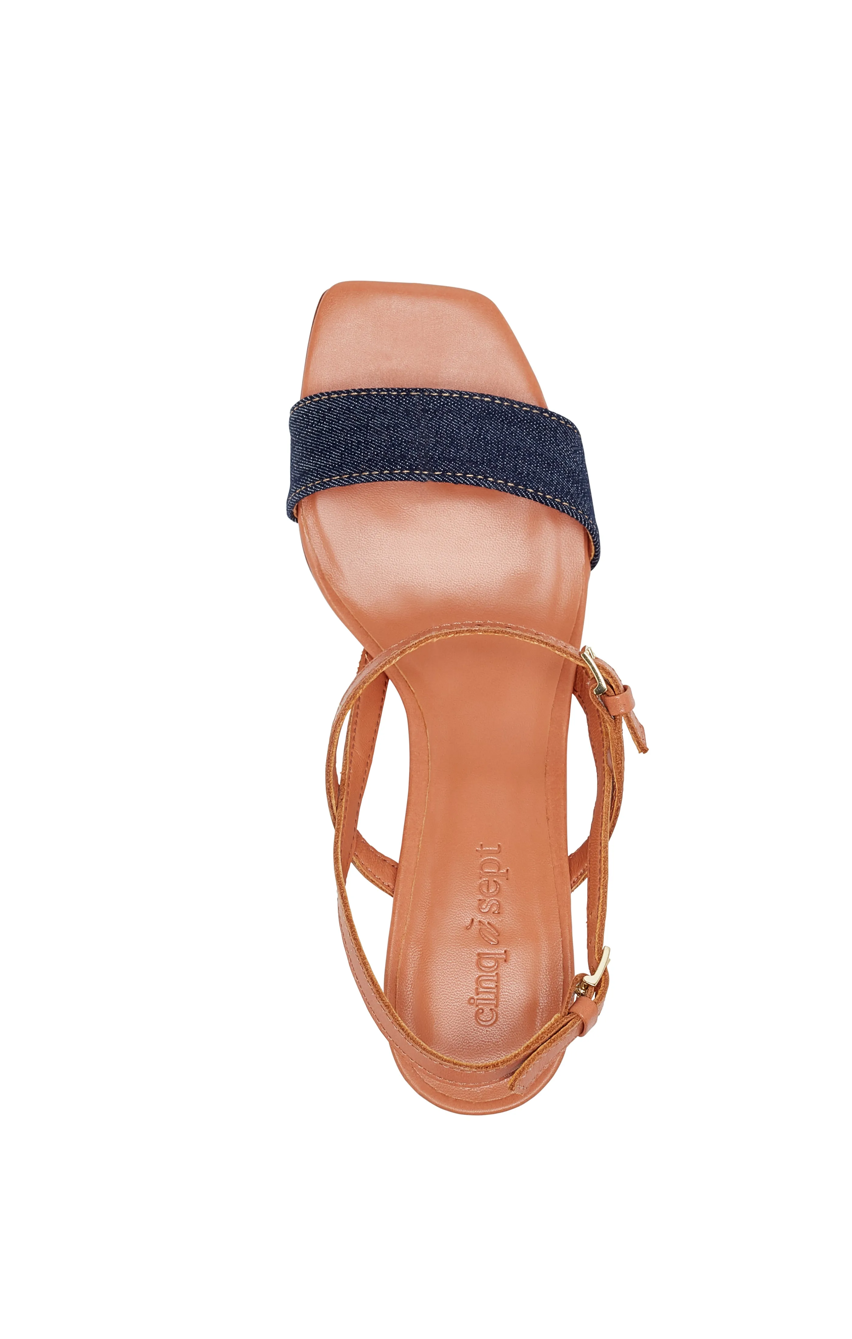 Sophie Denim Ankle Strap Sandal