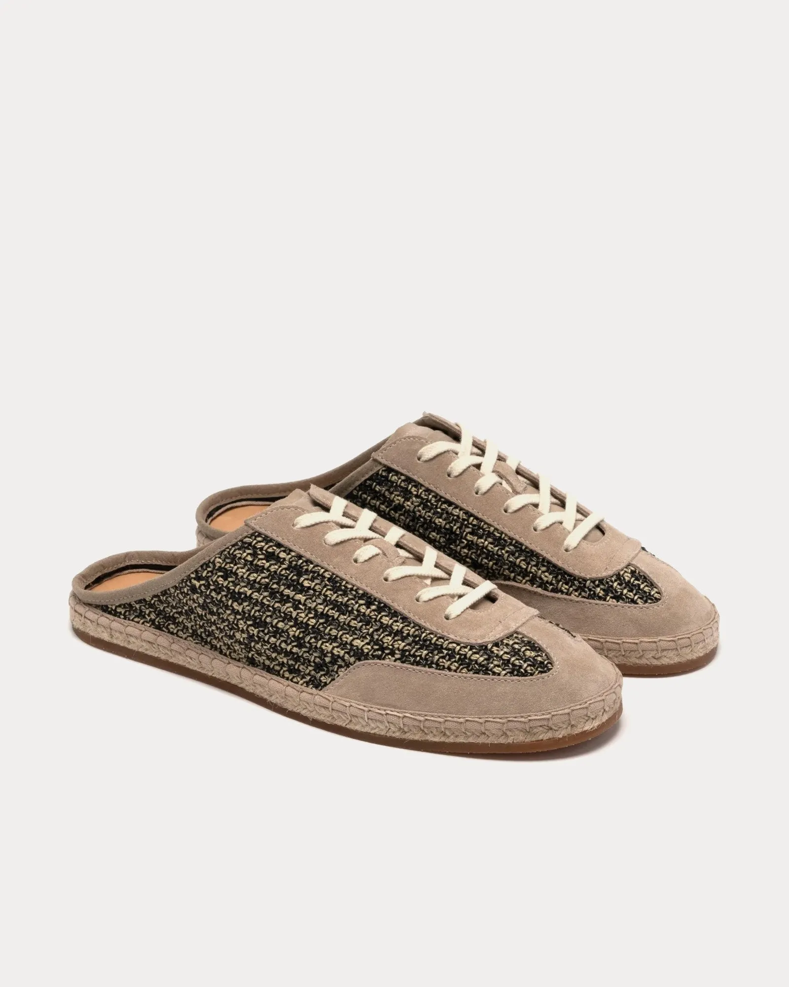 Straw Apricot Mules