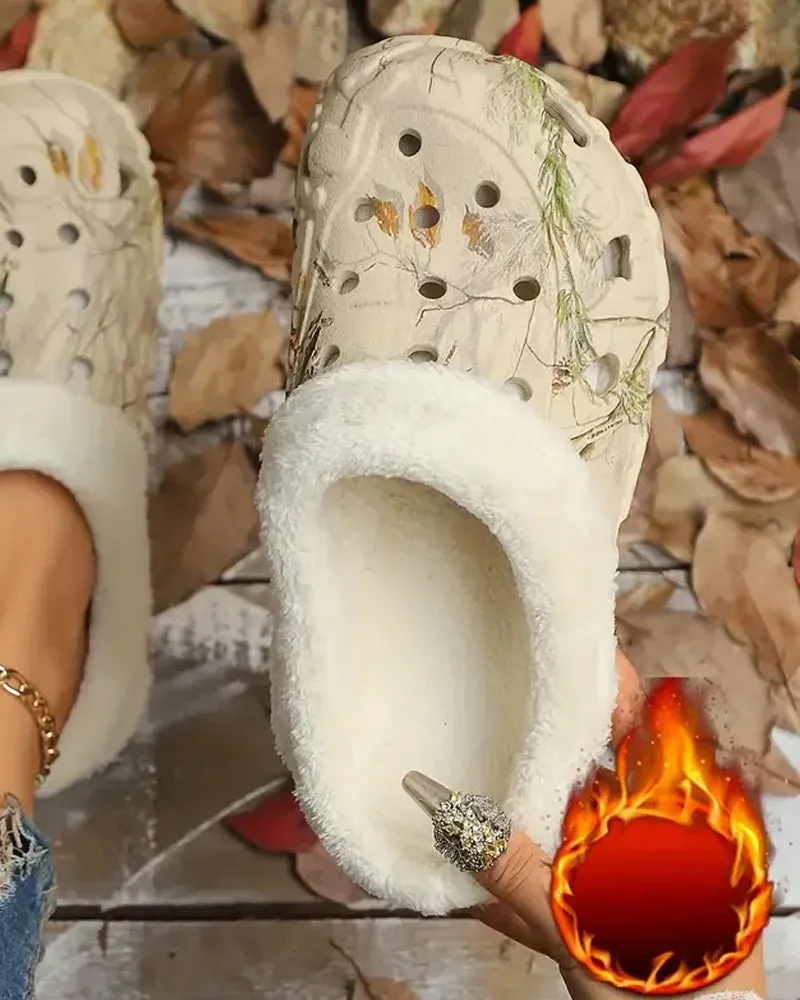 Stylish Pattern Anti-Slip Crotched Slippers