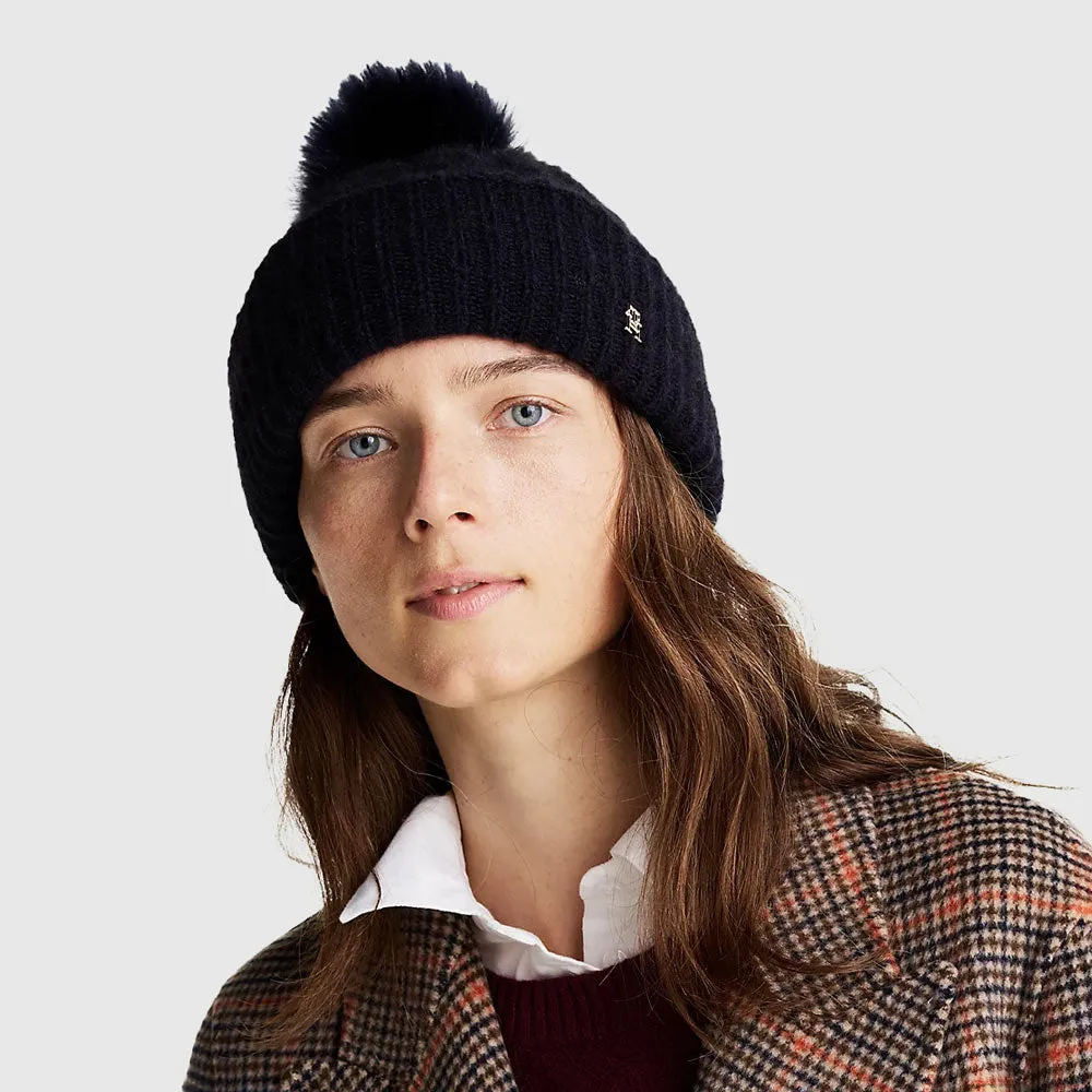 Timeless Cable Beanie - Navy
