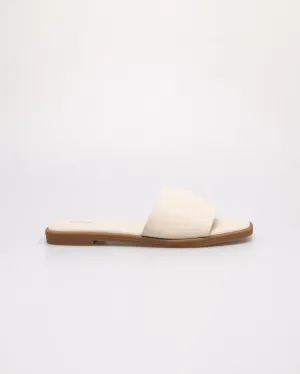 Tomaz YX225 Ladies Luxe Flats (Cream)
