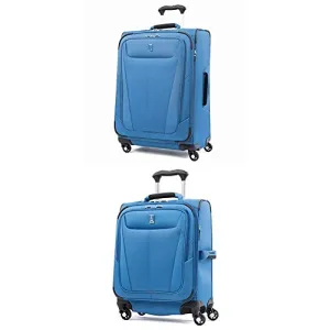 Travelpro Luggage Maxlite 5 Lightweight Expandable Suitcase   20" Carry-On Spinner (Azure Blue)