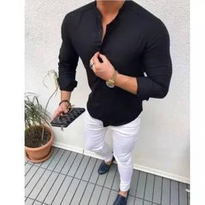 Trudo Black Men's Shirt
