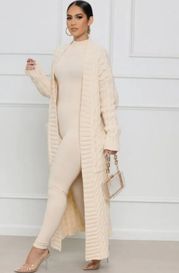 Under The Influence Cardigan - Cream