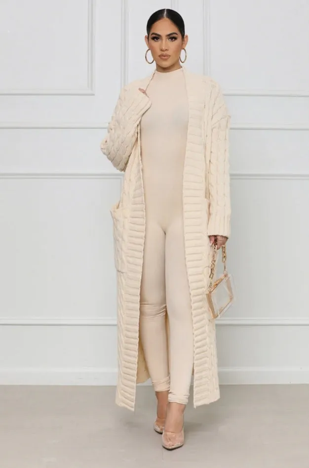 Under The Influence Cardigan - Cream