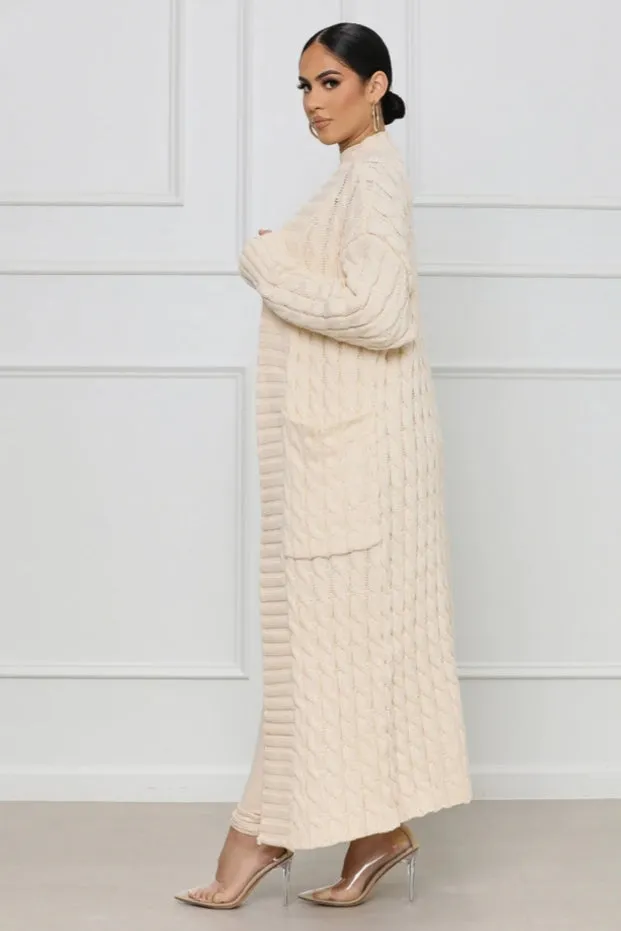 Under The Influence Cardigan - Cream