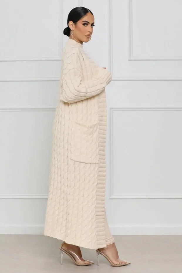 Under The Influence Cardigan - Cream
