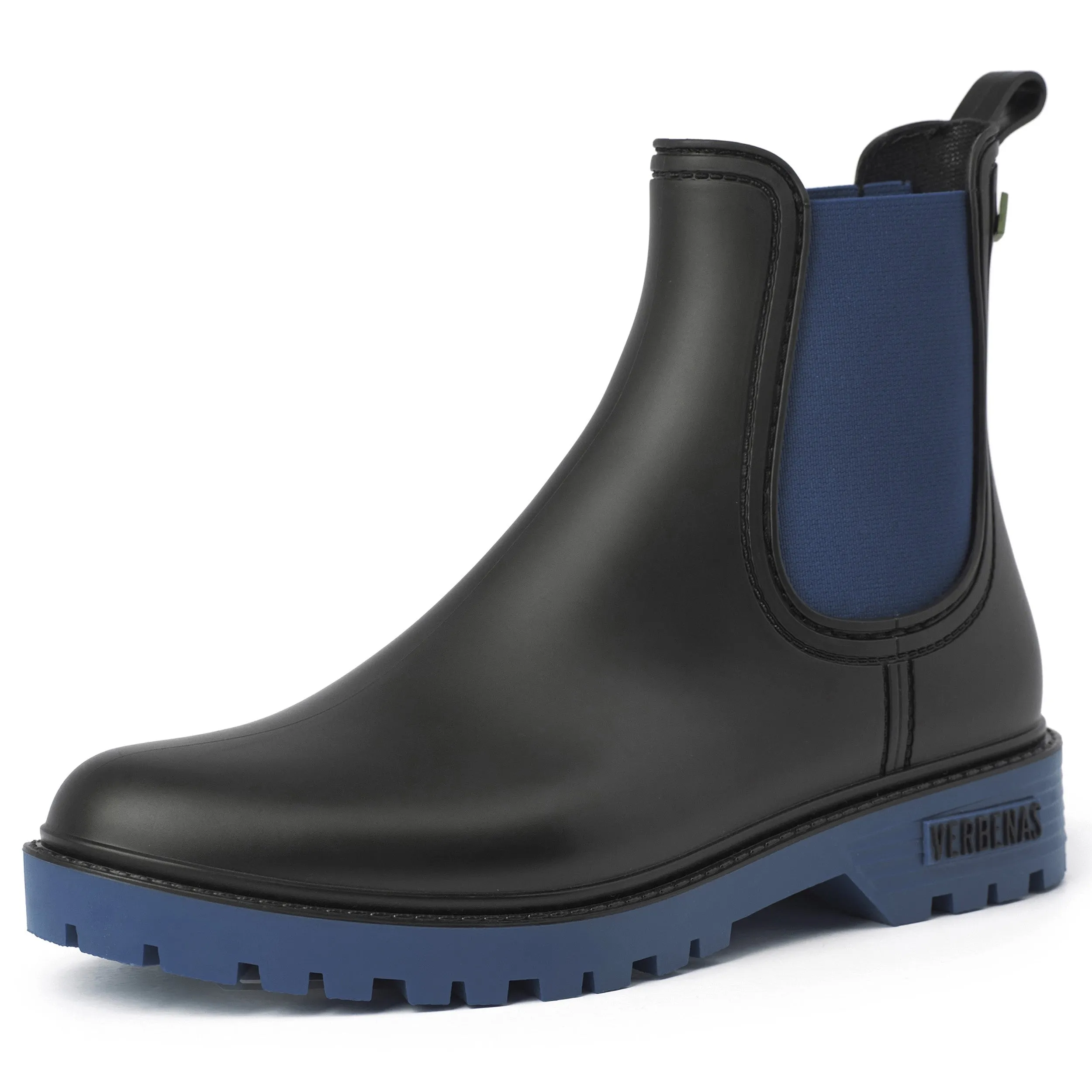 Verbenas - Gaudi Mate Black   Blue Rain Boot
