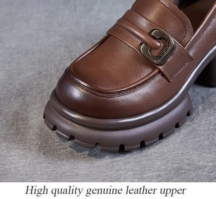 Women's Thick High Heel Casual Shoes