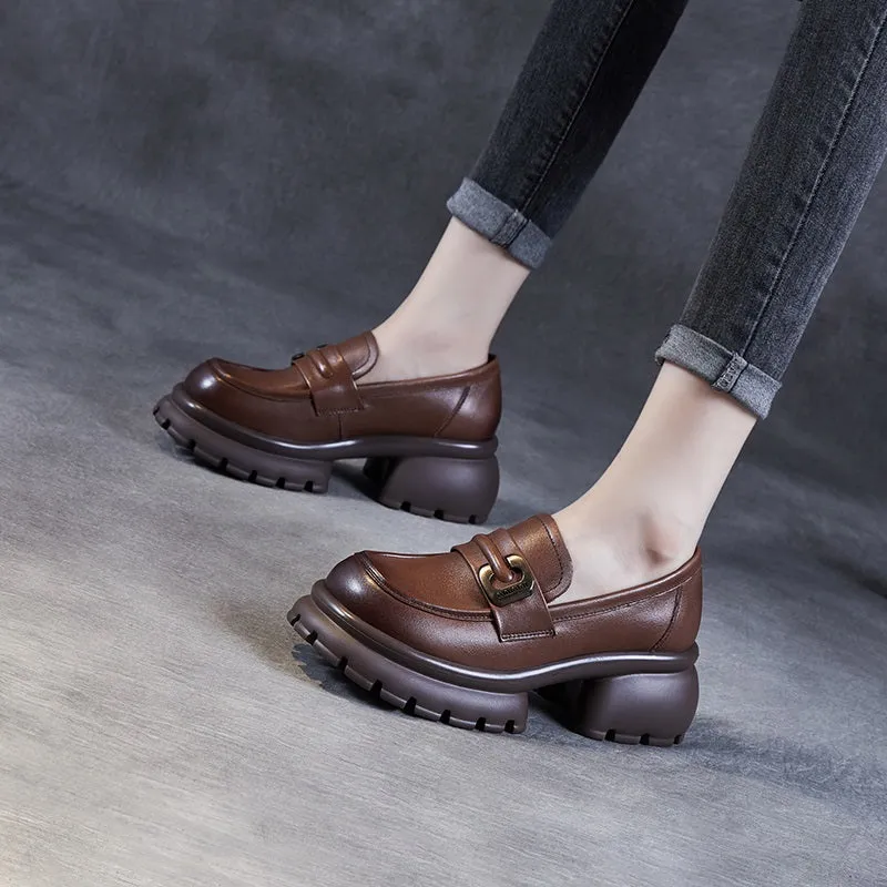 Women's Thick High Heel Casual Shoes