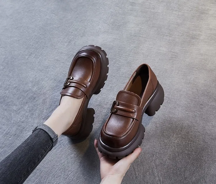 Women's Thick High Heel Casual Shoes