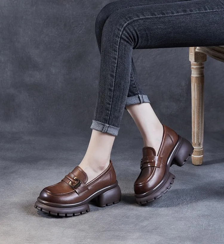 Women's Thick High Heel Casual Shoes