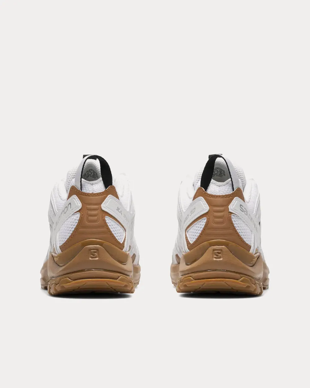 x Avnier XA Pro 3D White / Tobacco Brown / Black Low Top Sneakers